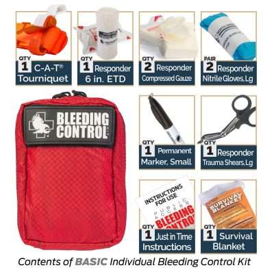 PUBLIC ACCESS INDIVIDUAL BLEEDING CONTROL KIT - NYLON