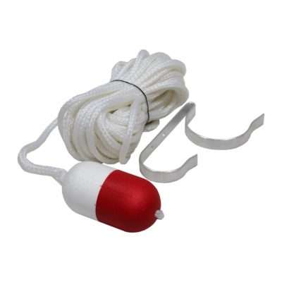 Life Guard, Throw Rope With Float & Ring Buoy Holder