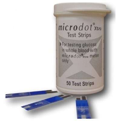 Test Strips, Glucose Microdot® Xtra